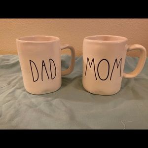 Dad and Mom Rae Dunn mugs